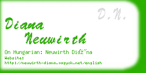 diana neuwirth business card